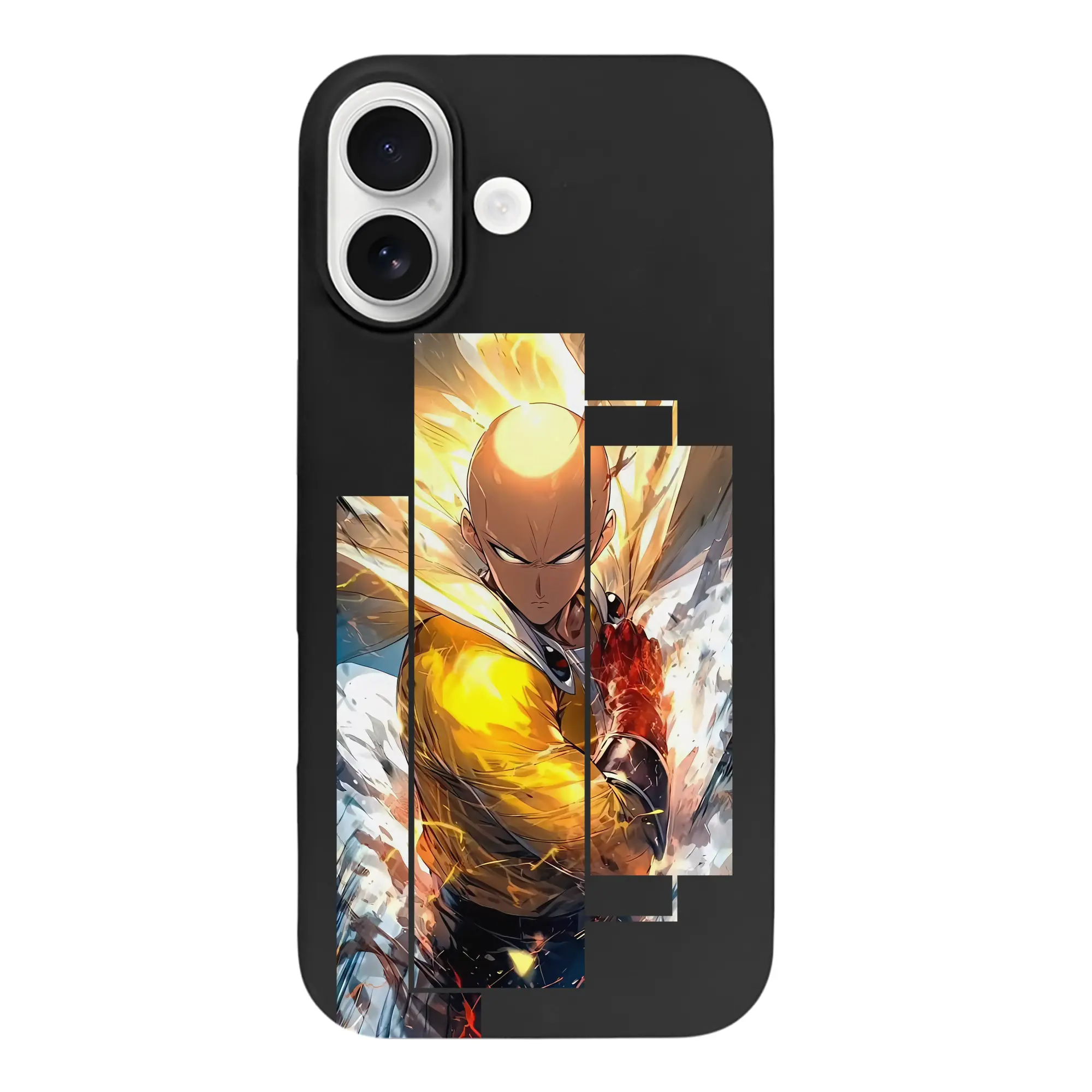 ワンパンマン グッズ サイタマ - iPhone 17 シリーズ シリコンケース 薄型 耐衝撃 指紋防止 ソフトタッチカバー 精密フィット 傷防止 保護ケース iPhone 17/17 Air/17 Pro/17 Pro Max 対応